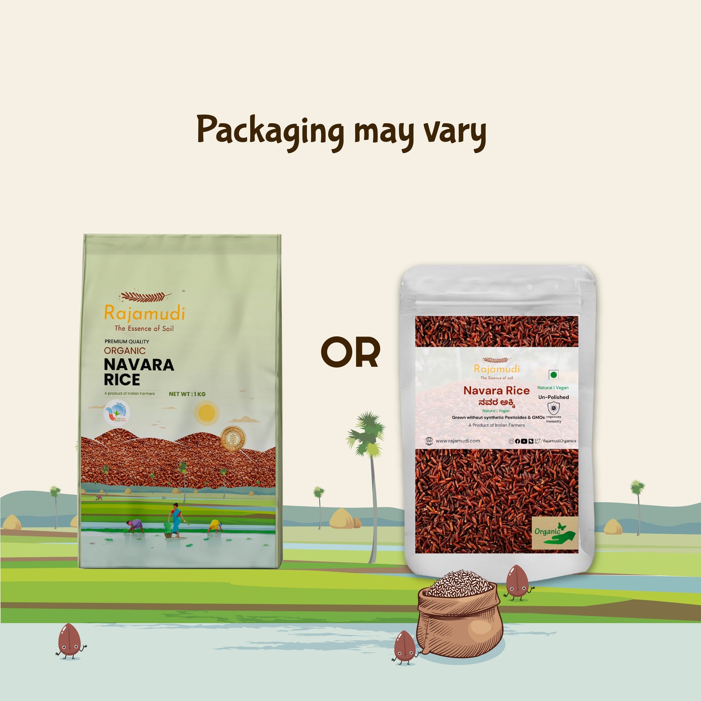 Rajamudi Organic Navara Rice 2 Kg: A Taste of Ancient Wisdom